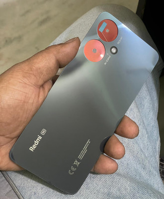 SRaccessories Redmi 13C 5G Back Panel(Starlight Black)