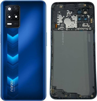 SRaccessories Realme Narzo 30 5G (Housing Body) (Side Keys with Middle Body) Full Panel(Racing Blue)
