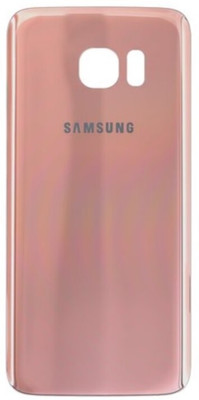 Sandreezz Samsung Gxy S7 Edge (with Proper Logo) Back Panel(Pink Gold)