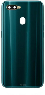Niviti Oppo A7 Back Panel(Glaze Blue)