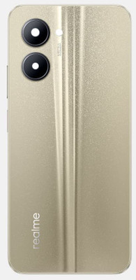 MAXOUT Realme C33 Housing Body with Middle Ring + Back Panel(Sandy Gold)