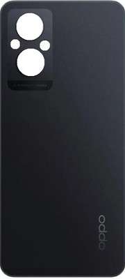 Sandreezz OPPO A96 (5G) (with Proper Logo) Back Panel(Starry Black)