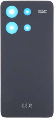 IncMart XIAOMI Redmi Note 13 4G (with brand LOGO) Back glass Back Panel(Black)
