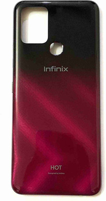 HNVIEW INFINIX HOT 10 X682 BACK PANEL WITH SIDE KEY BUTTON Back Panel(RED)