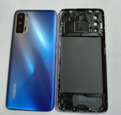 SRaccessories Realme X7 (5G) (Housing Body) (Side Keys with Middle Body) Full Panel(Blue)
