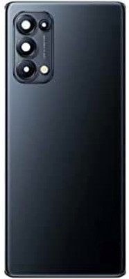 SPAREASP Oppo Reno 5 Pro (With Camera Lens) Black Back Panel(Black)