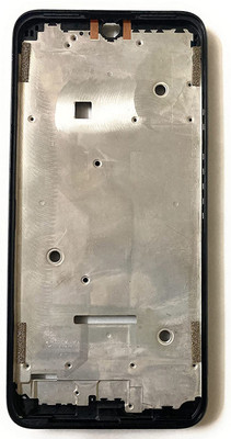 Unique4Ever Itel A48 Front Housing LCD Frame Bezel Plate Front Panel(Black)