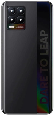 imbi Realme 8 4G With Network Antenna, Power and Volume Button Camera Glass Full Panel(Black)