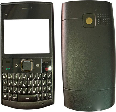 imbi Nokia X2-01 (2010) Front Back Body With Keypad Front & Back Panel(Black)