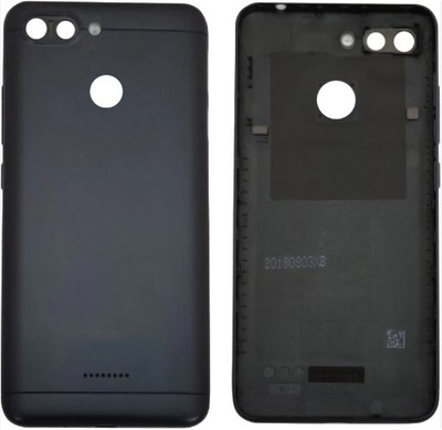 KezeMize Xiaomi Redmi 6 (with Proper Logo) Back Panel(Black)