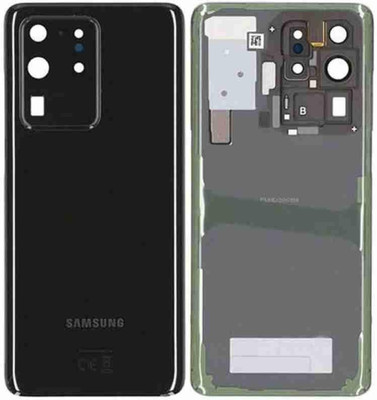 FixHub Samsung Galaxy S20 Ultra BACK GLASS COMPATIBLE Back Panel(BLACK)