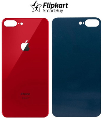 Flipkart SmartBuy Apple iPhone 8 Plus Premium Quality (Glass) Back Panel(Red)