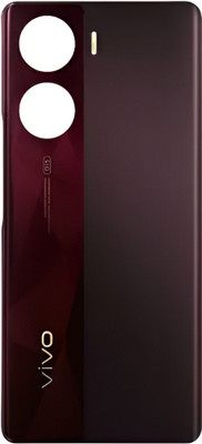 SRaccessories Vivo V29E (5G) Glass Back Panel(Artistic Red)