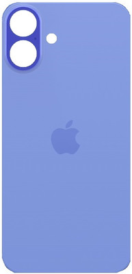 Kraze4blaze Apple iPhone 16 Plus (Best Quality)(With Proper Logo)(Glass) Back Panel(Blue)