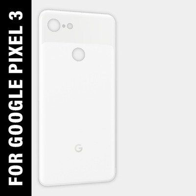 SUFO Google Pixel 3 Back Panel(Clearly White)