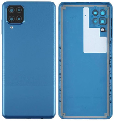 imbi Samsung Galaxy A12 Volume Button Camera Glass Back Panel(Blue)