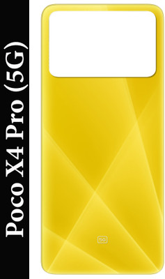 Unique4Ever POCO X4 Pro 5G Back Panel(Yellow)