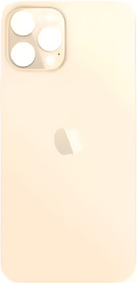 SRaccessories Apple iPhone 12 Pro Max (Glass ] Back Panel(GOLD)