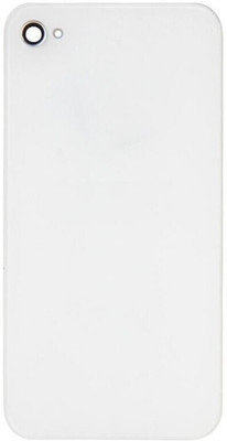 imbi Apple iPhone 4 Mobile Phone Panel Replacement Back Glass Body Back Panel(White)