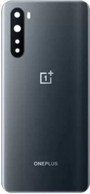 SRaccessories ONEPLUS Nord ( GLASS ) WITH CAMERA LENS Back Panel(Grey)