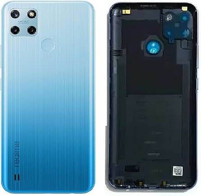 SPAREASP Realme C25y (With Proper Logo) Blue Back Panel(Blue)