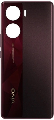 FLOUNDER VIVO V29E (GLASS) WITH PROPER LOGO Back Panel(ARTISTIC RED)