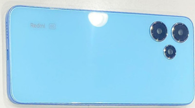 SRaccessories Redmi 12 (5G) (Housing Body) (Side Keys with Middle Body) Full Panel(Pastel Blue)