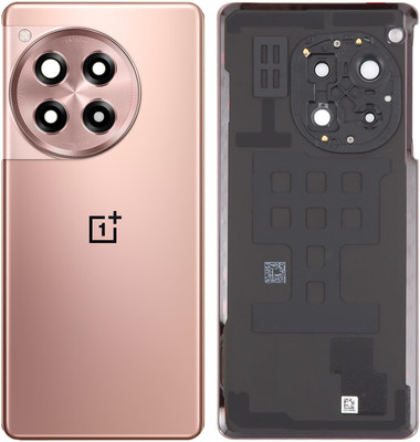 Unique4Ever OnePlus 12R (Original Glass) with Camera Ring Lens Back Panel(Sunset Dune)
