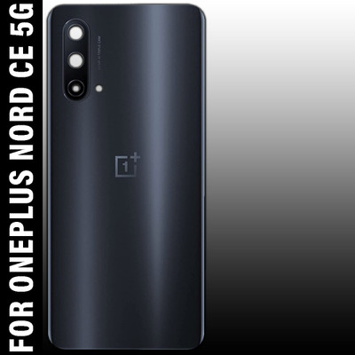 Safa OnePlus Nord CE 5G With Camera Glass Back Panel(Charcoal Ink)