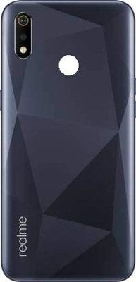 SRaccessories Realme 3i Back Panel(Black)