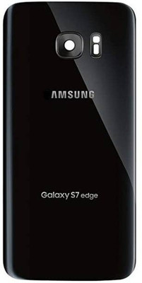 SRaccessories Samsung S7 Edge Back Panel(Black)