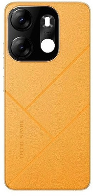 LEISURELIC TECNO SPARK GO 2023 WITH PROPER LOGO Back Panel(ENERGETIC ORANGE)