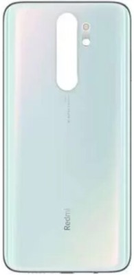 Sandreezz Xiaomi Redmi Note 8 Pro (Glass) (with Proper Logo) Back Panel(Halo White)