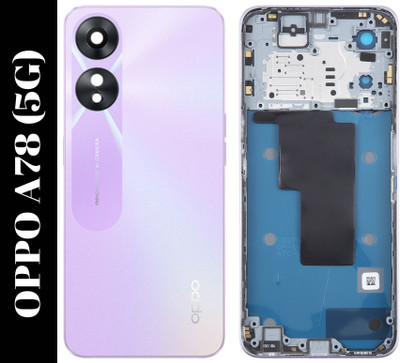 Flipkart SmartBuy OPPO A78 (5G) with Middle Ring Camera Lens & Side Volume Power Buttons Full Panel(Glowing Purple)