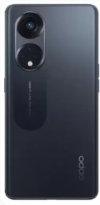 KezeMize Oppo Reno8 T (Best Quality)(With Camera Lens)(With Proper Logo) Back Panel(Black Starlight)