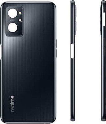 SPAREASP Realme 9i 4G Housing Body (Middle Ring + Back Panel) Back Panel(Black)