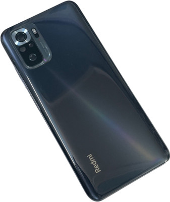 MAXOUT REDMI NOTE 10S (HOUSING BODY) WITH MIDDLE RING CAMERA RING LENS Full Panel(Shadow Black)