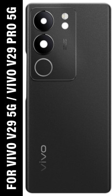 Safa Vivo V29 5G / V29 Pro 5G With Camera Glass Back Panel(Space Black)