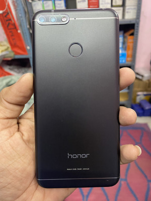 FLOUNDER HONOR 7A WITH FINGERPRINT SENSOR PROPER LOGO Back Panel(BLACK)