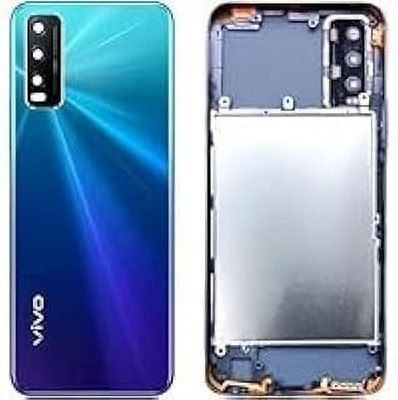 Docile Docile Vivo Y20 Back Panel Premium Replacement Rear Body Cover Back Panel(Blue Gradient)