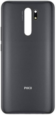 SRaccessories POCO M2 Back Panel(Pitch Black)