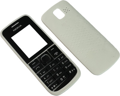 imbi Nokia 114 Old Model Mobile Phone Panel Front Back Body With Keypad Front & Back Panel(White)