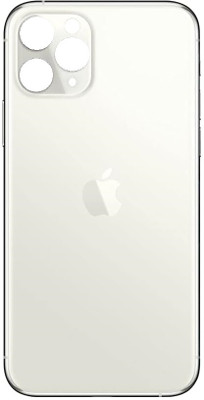 FLOUNDER APPLE IPHONE 11 PRO (GLASS) WITH PROPER LOGO Back Panel(SILVER)