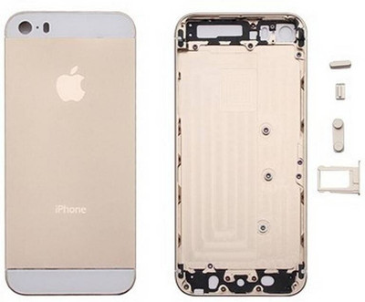 KezeMize Apple iPhone 5s (Best Quality)(With Proper Logo) Back Panel(Gold)