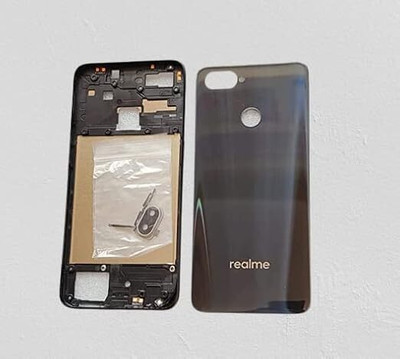 AAA Spares For Realme 2 pro body housing (with Camera Lens,Midle Ring,Key) Full Panel(Black)