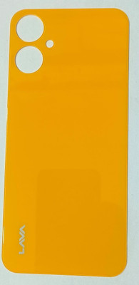 FixHub LAVA BLAZE 2 BACK GLASS COMPATIBLE Back Panel(ORANGE)