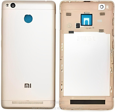 SRaccessories Xiaomi Mi 3s Prime Back Panel(Gold)
