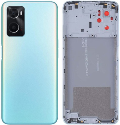 imbi Oppo A76 - Blue With Network Antenna, Power and Volume Button Camera Glass Full Panel(Blue)