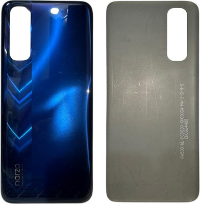Sandreezz Realme Narzo 20 Pro (Best Quality) (with Proper Logo) Back Panel(Black Ninja)