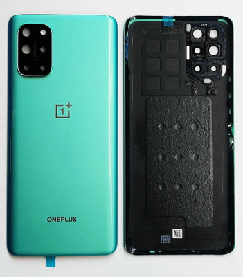 LEISURELIC ONEPLUS 8T (GLASS) WITH CAMERA RING GLASS PROPER LOGO Back Panel(AQUAMARINE GREEN)